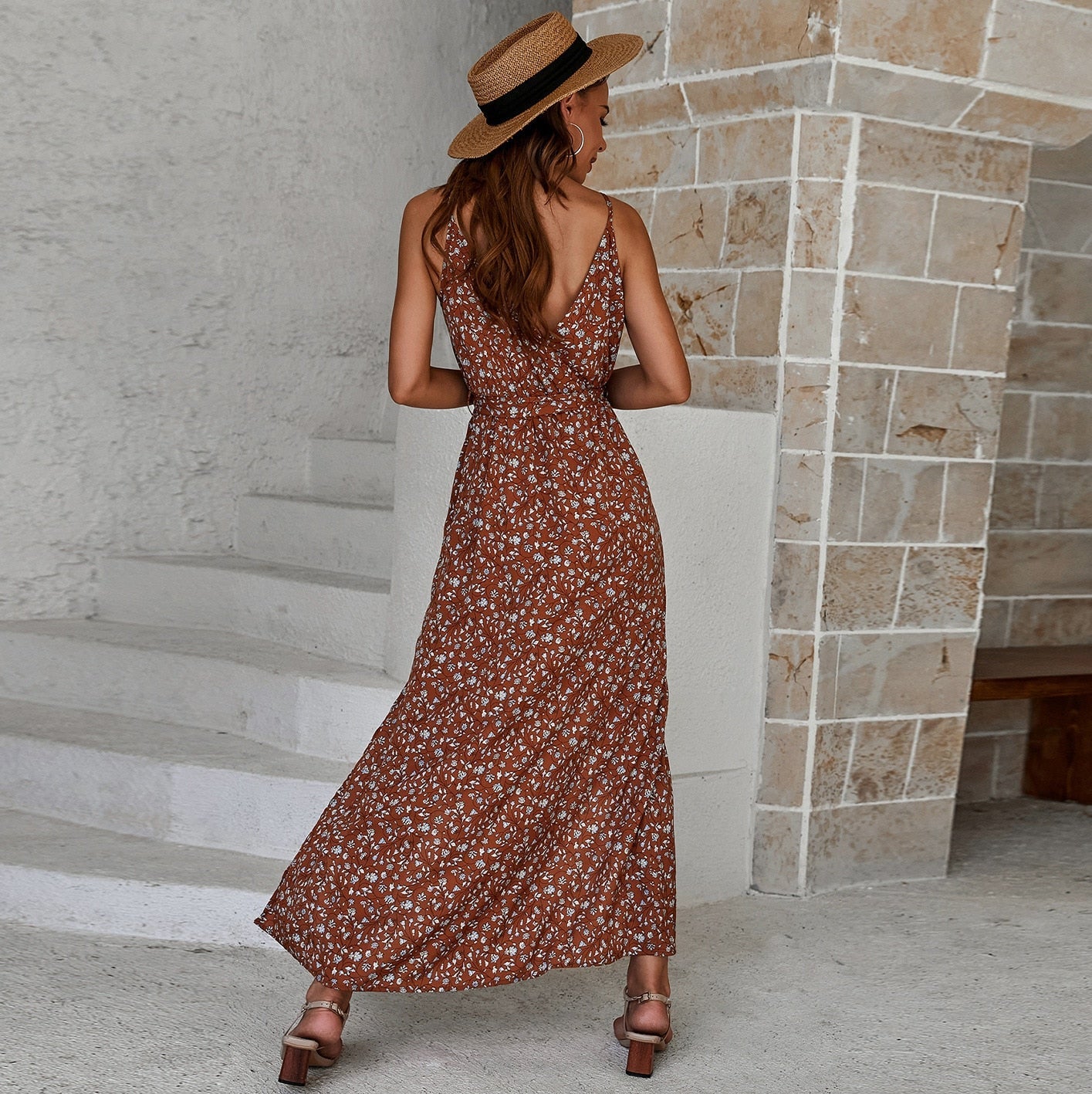 The Ashley - floral wrap dress